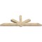 Ekena Millwork Kennewick Rough Sawn Timber Gable Bracket, Douglas Fir, 108"W x 36"H x 6"D x 6"F, 8/12 Pitch GBW108X36X0606KEN00RDF - alternate 4